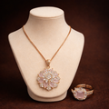 Blush Bloom Necklace & Ring Set by Humi