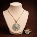 Blush Bloom Necklace & Ring Set by Humi