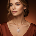 Blush Bloom Floral Necklace by Humi