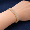 Elegant Gold Tennis Bracelet by Humi